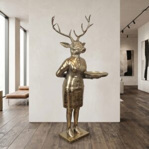 Butler-Beeld Hert Aluminium 1,98 m