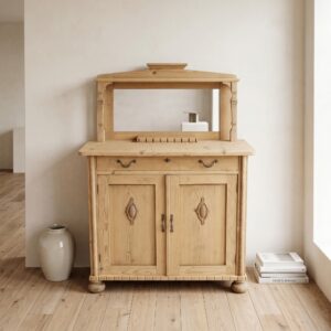 Commode met Spiegel Jugendstil 1900 Grenen
