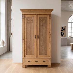 Kast Kledingkast  Jugendstil 1900 Grenen