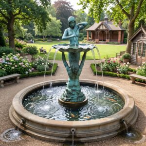 Fontein Zeemeermin met Tritons 2,25 m