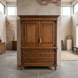 Kabinetkast Kast Gründerzeit 1880 Eiken