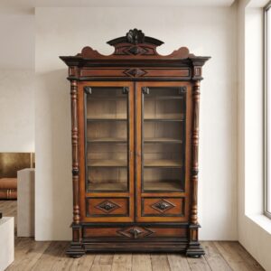 Servieskast Vitrine Gründerzeit 1880 Mahonie