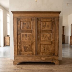 Kledingkast Biedermeier 1820 Eiken