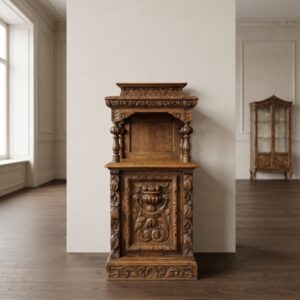 Kolenkast Kast Neorenaissance 1870 Eiken