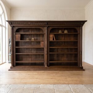 Bibliotheekkast Notariskast Neorenaissance 1880 Eiken
