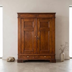 Kledingkast Laat-biedermeier 1850 Eiken