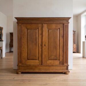 Kledingkast  Biedermeier 1820 Eiken