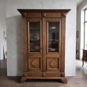 Vitrine Boekenkast Gründerzeit 1880 Eiken