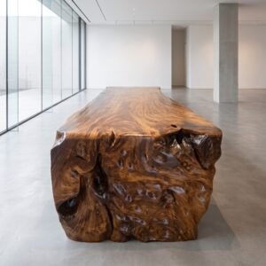 Suar-Boomstamtafel Vergadertafel 3,50 m x 1,20 m