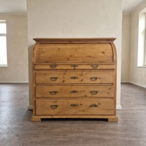 Cylinder-secretaire Cylinder-bureauBiedermeier 1850 Grenen