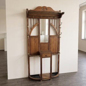 Kapstok Jugendstil 1900 Eiken