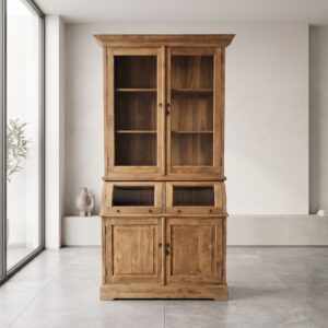 Vitrinekast 1,14 m Teak