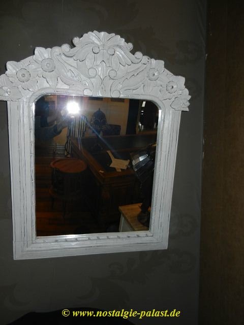 Spiegel Wandspiegel Weiß 0,80 m