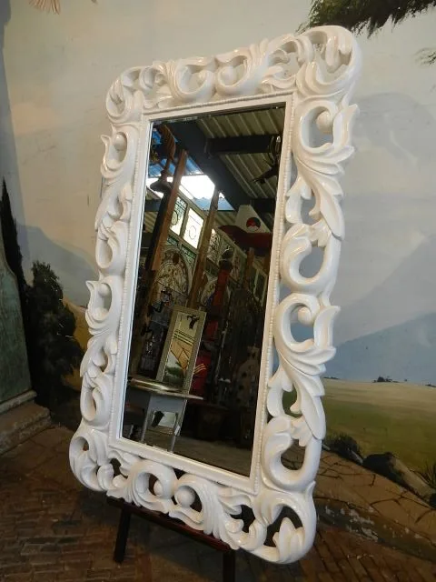 Wandspiegel Spiegel Weiß 1,14 m x 1,85 m