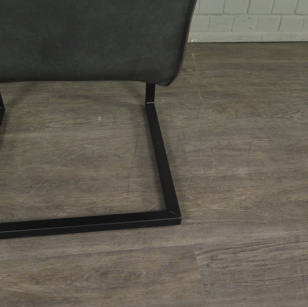 Stuhl Schwingstuhl Industrial Design Grau