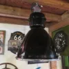Lampe Industrielampe 1960 Schwarz