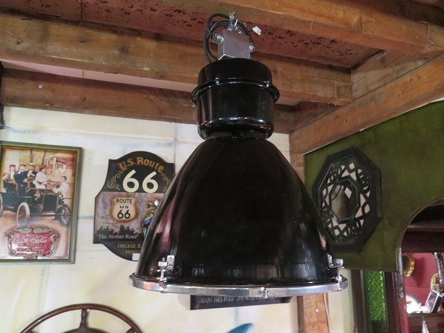 Lampe Industrielampe 1960 Schwarz