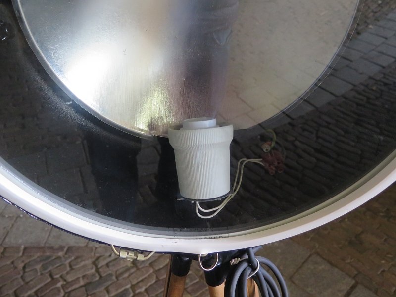 Lampe Industrielampe 1950 Tripod 1,40 m