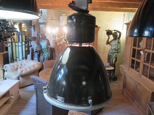 Lampe Industrielampe Schwarz Ø 0,53 m