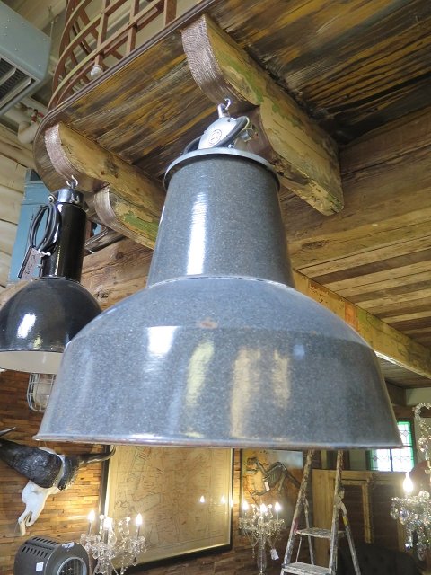 Lampe Industrielampe Dunkelgrau Ø 0,62 m