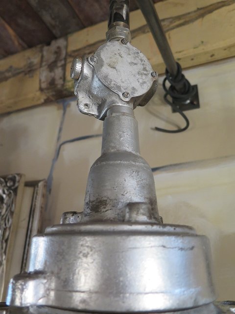 Wandlampe Industrielampe Silber Ø 0,25 m