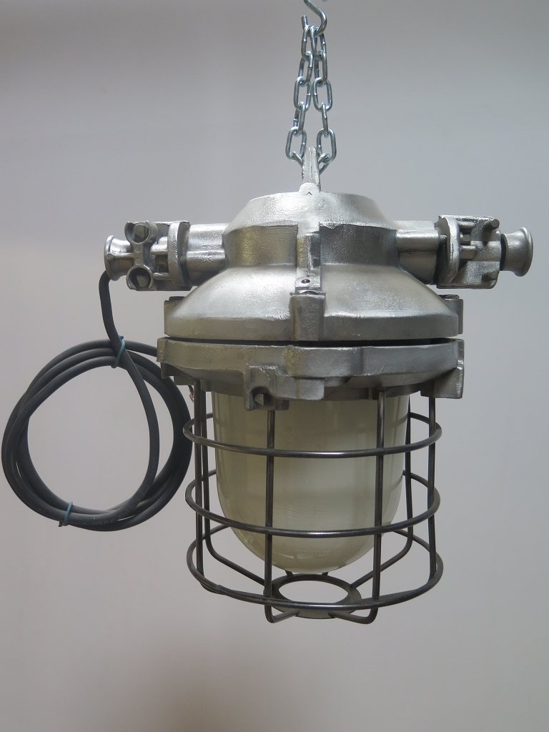 Lampe Industrielampe Silber Ø 0,35 m