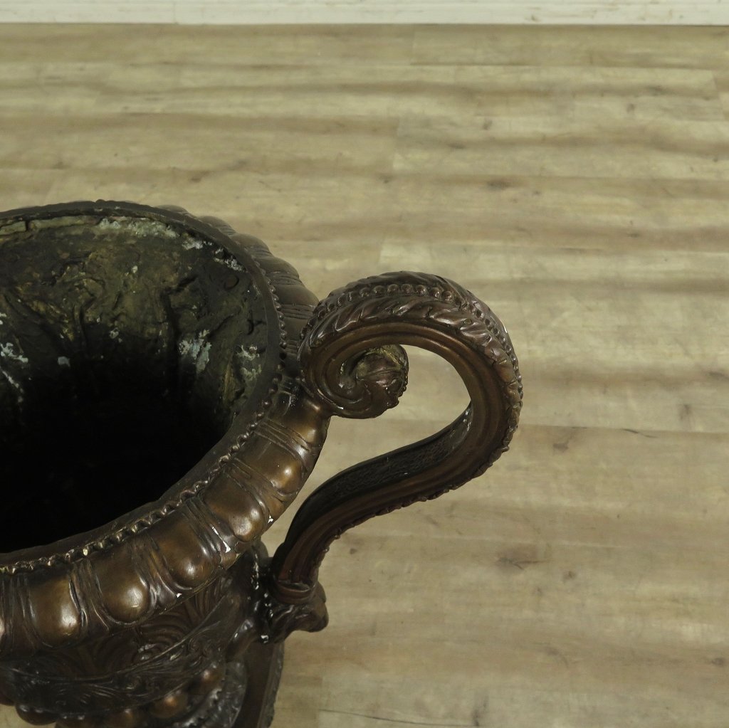 Blumenkübel Vase Bronze 0,75 m