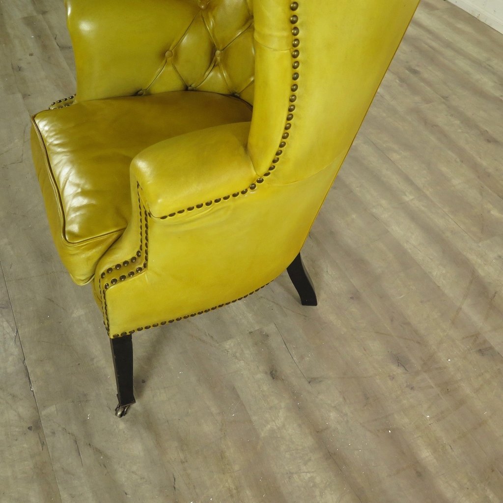 Chesterfield Sessel Gelb