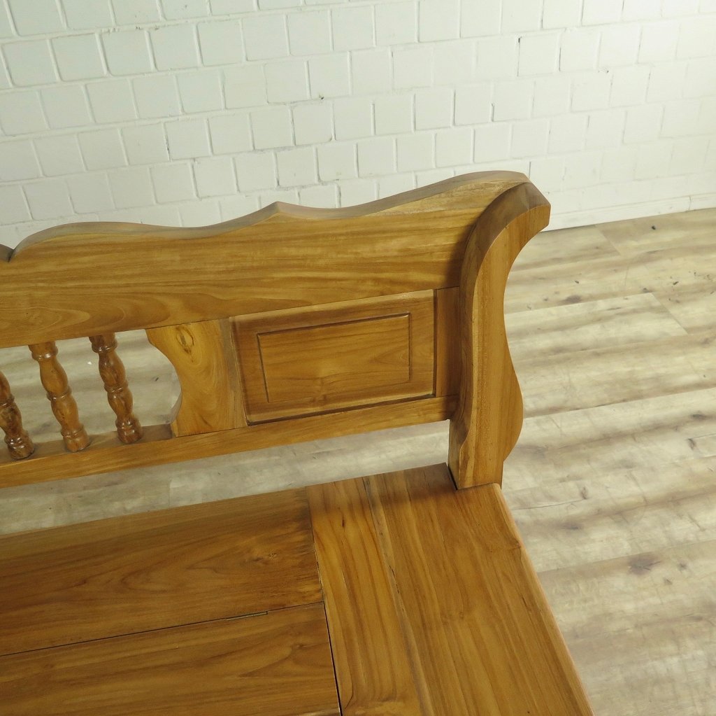 Truhenbank Teakholz 1,20 m