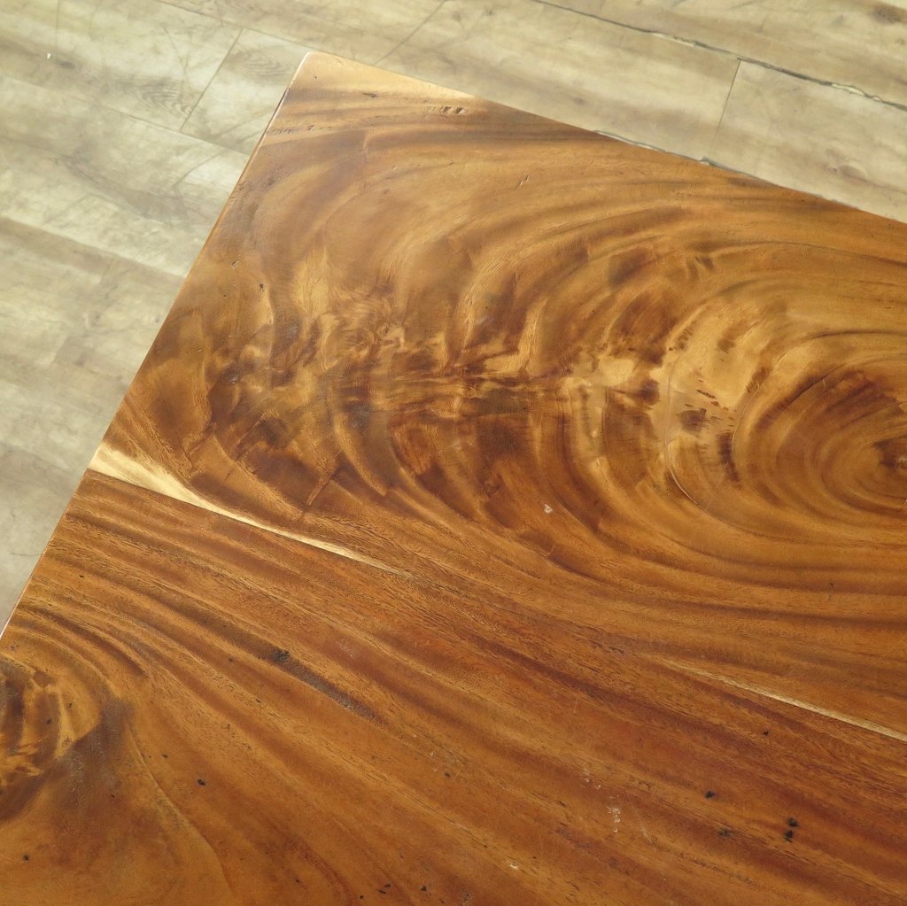 Couchtisch Teakholz Baumstamm 1,40 m x 0,90 m