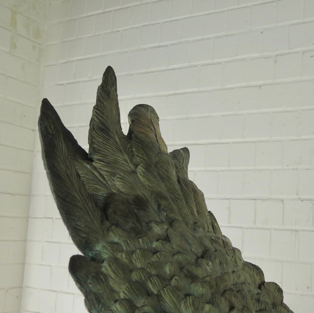 Wasserspeier Adler Bronze 2,26 m