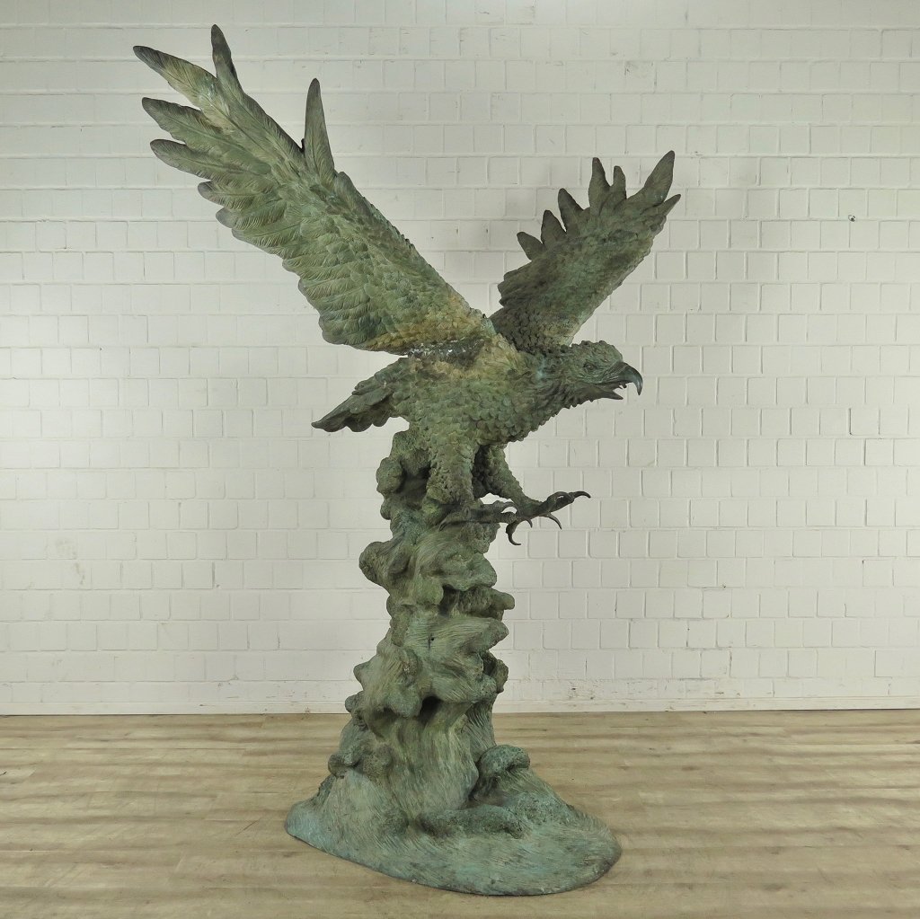 Wasserspeier Adler Bronze 2,26 m