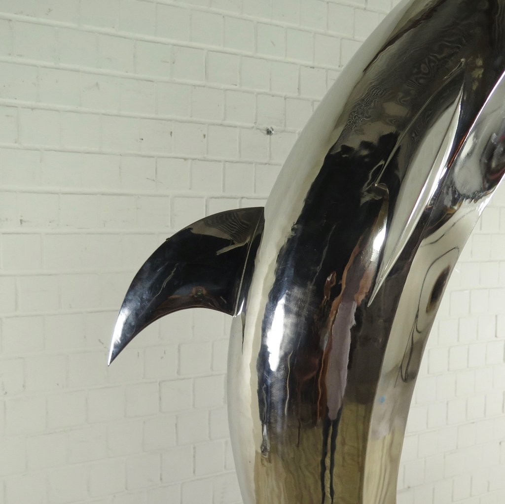 Skulptur Statue Delphin 2,33 m
