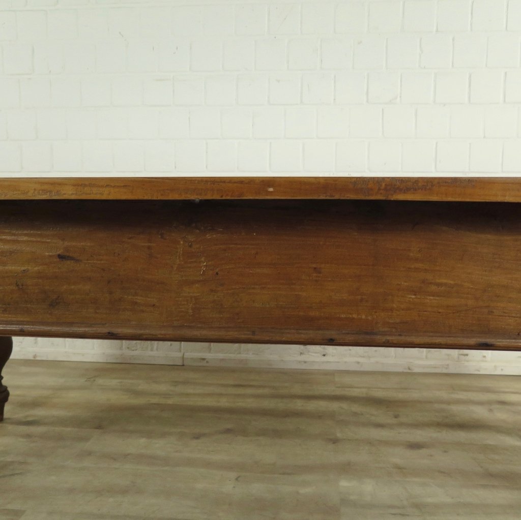 Schreibtisch Teakholz 2,05 m