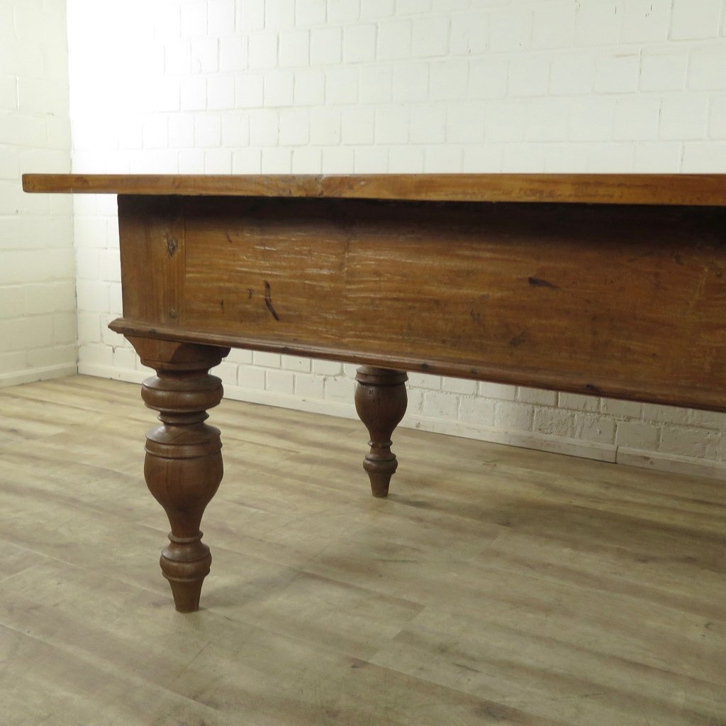 Schreibtisch Teakholz 2,05 m