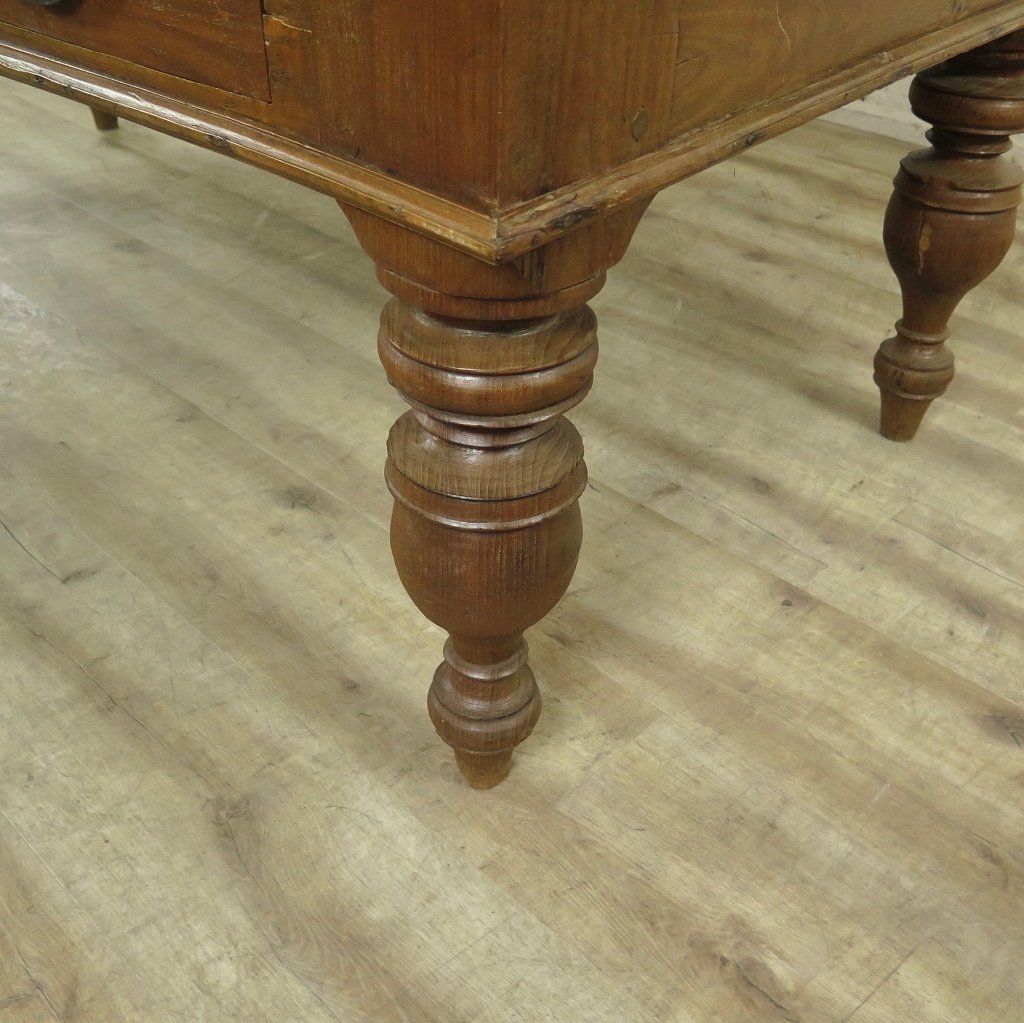 Schreibtisch Teakholz 2,05 m