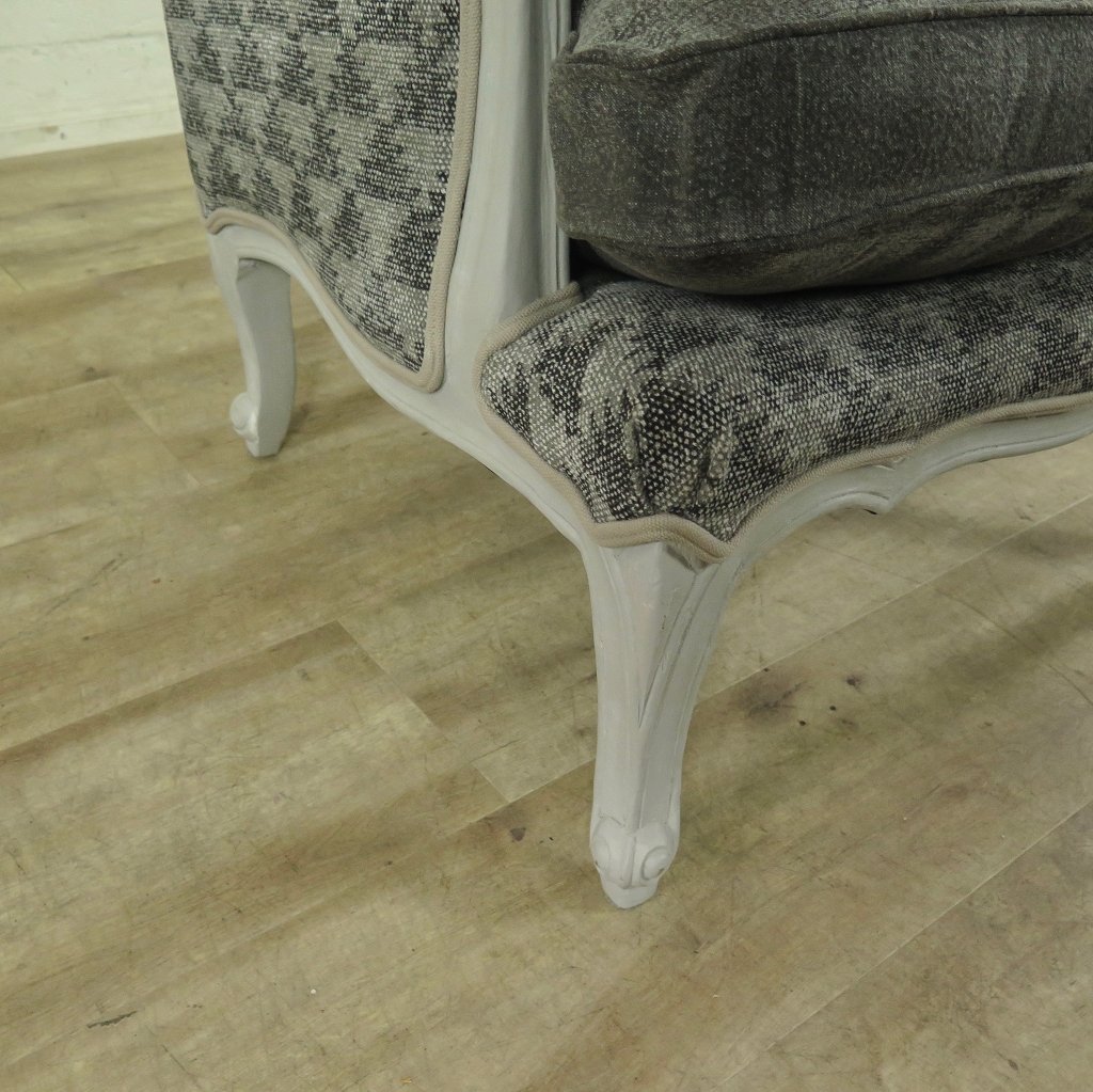 Sessel Ohrenbackensessel Grau