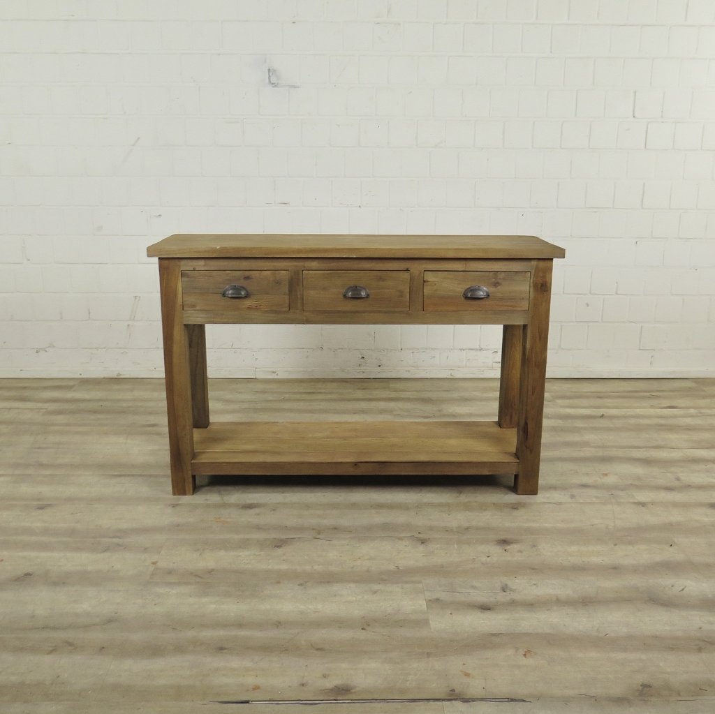 Wandtisch Sidetable Teakholz 1,20 m
