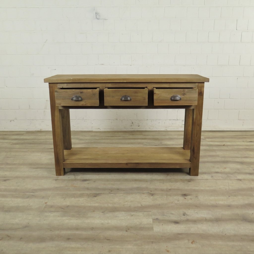 Wandtisch Sidetable Teakholz 1,20 m