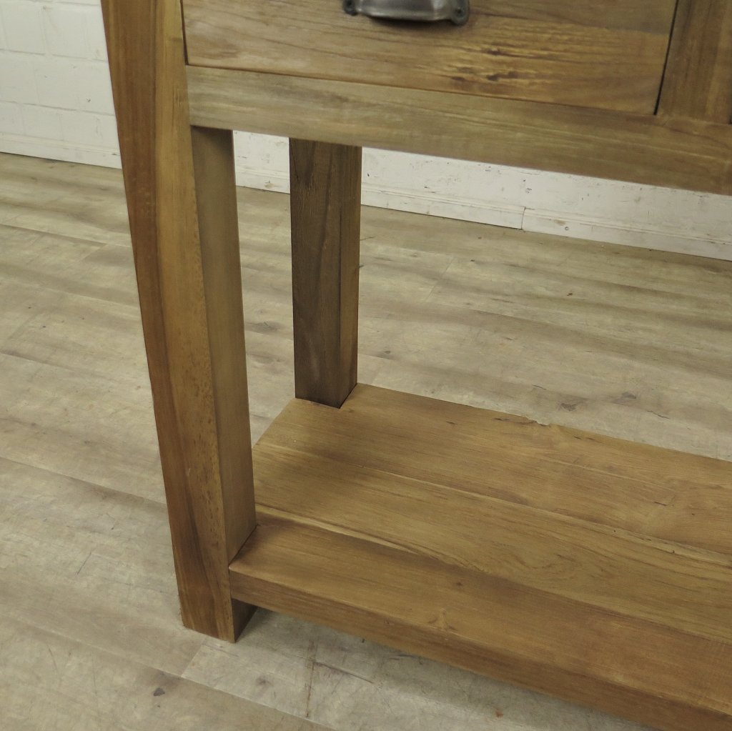 Wandtisch Sidetable Teakholz 1,20 m