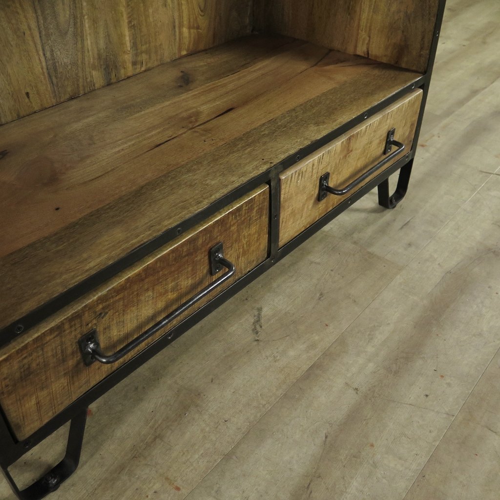 Regal Bücherschrank Mangoholz 1,00 m