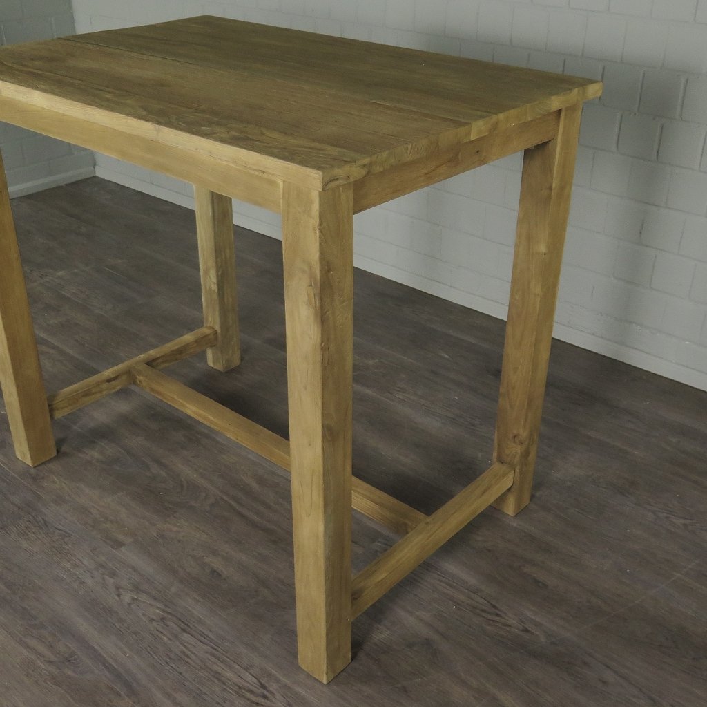 Stehtisch Teakholz 1,20 m x 0,80 m