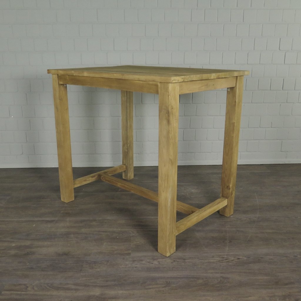 Stehtisch Teakholz 1,20 m x 0,80 m