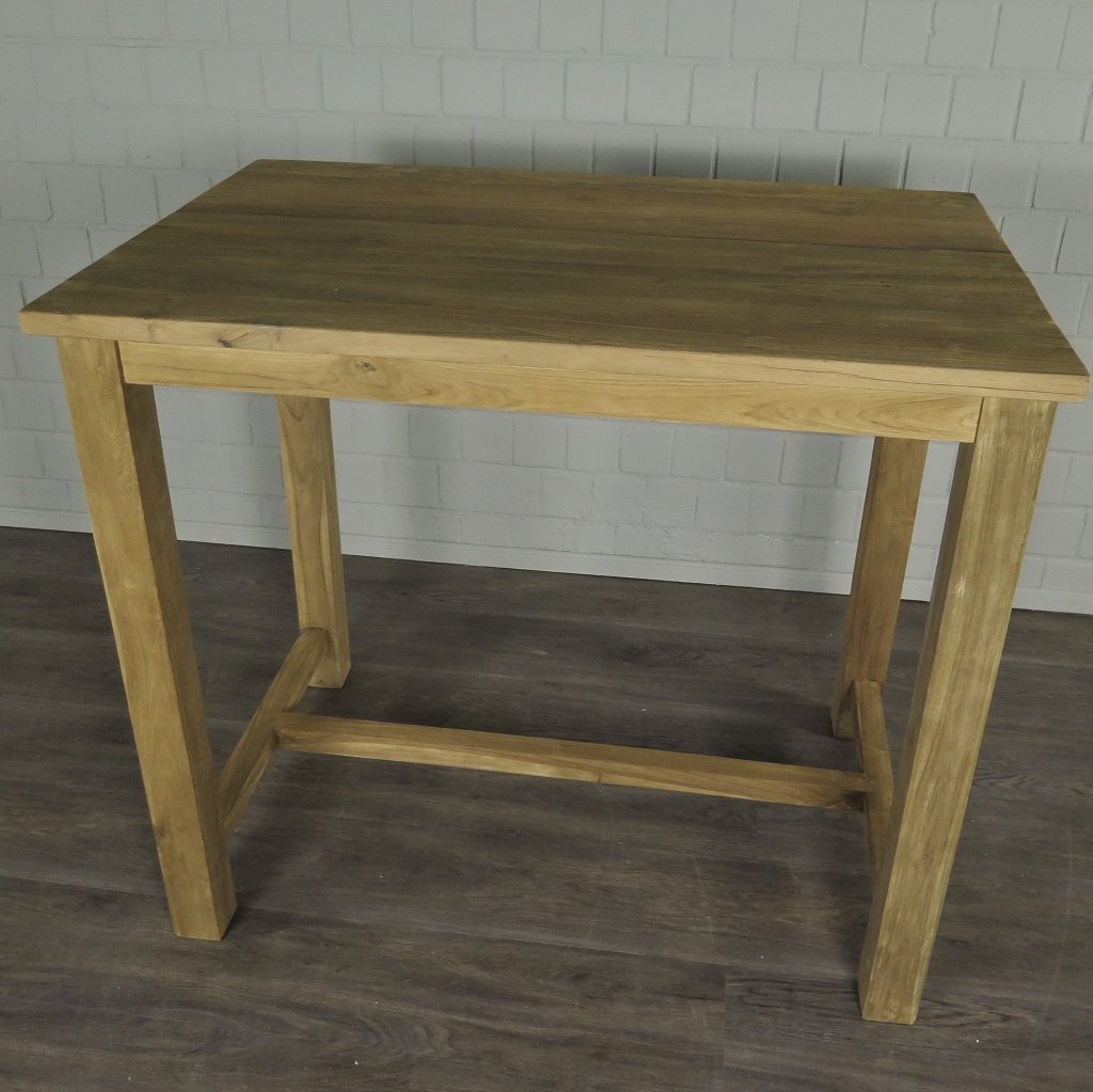 Stehtisch Teakholz 1,20 m x 0,80 m
