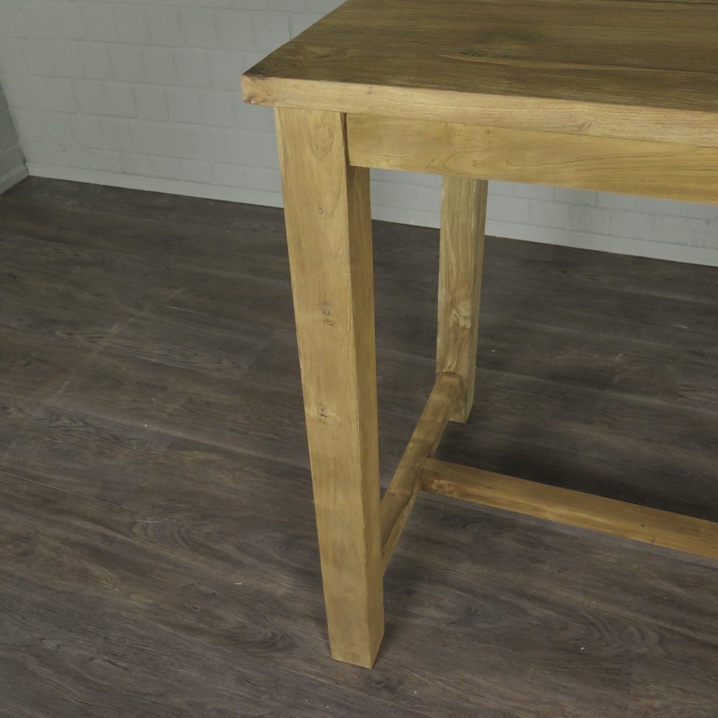Stehtisch Teakholz 1,20 m x 0,80 m