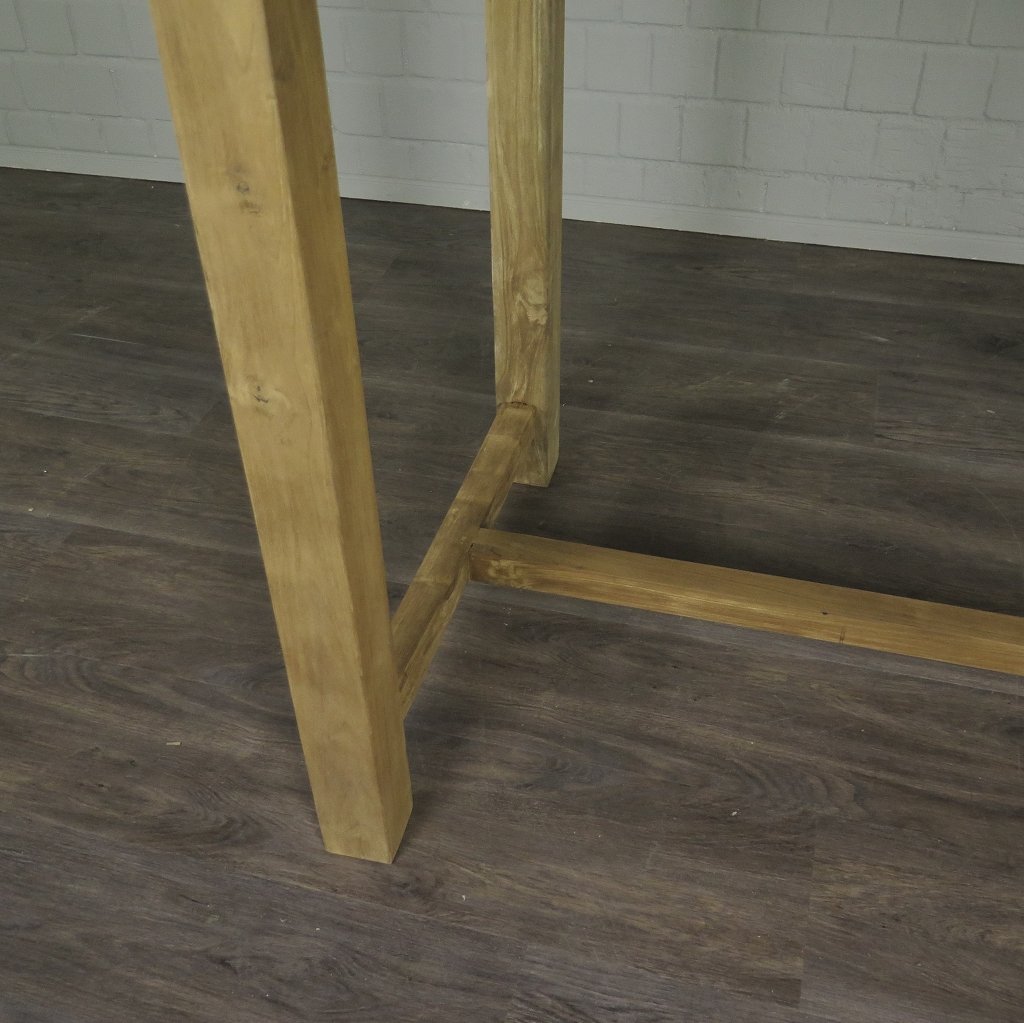 Stehtisch Teakholz 1,20 m x 0,80 m