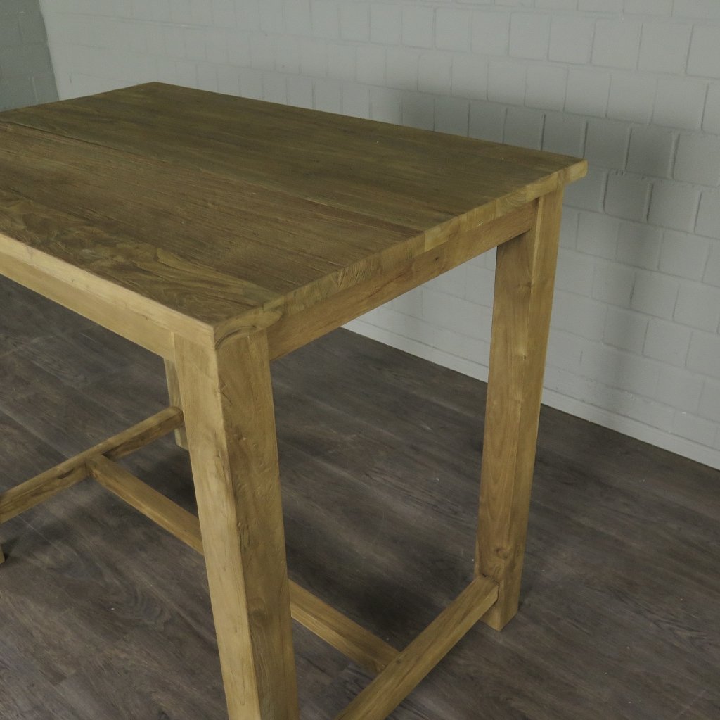 Stehtisch Teakholz 1,20 m x 0,80 m