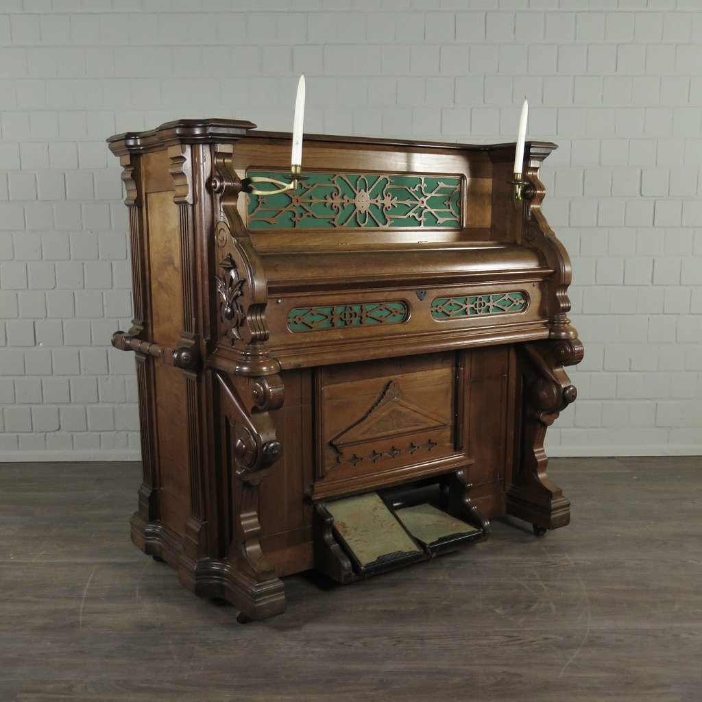 Estey Harmonium Orgel Gründerzeit 1879 Eiche