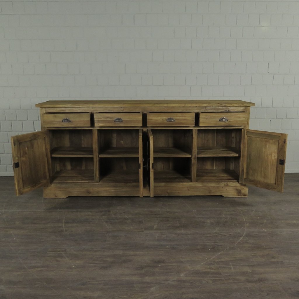 Sideboard Anrichte Teakholz 2,00 m