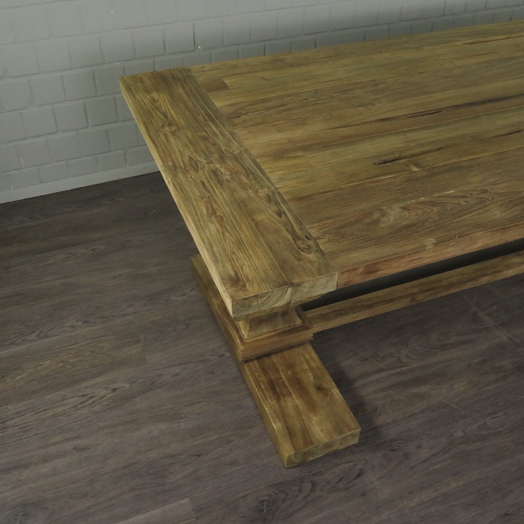 Tisch Esstisch Teakholz 3,60 m x 1,00 m